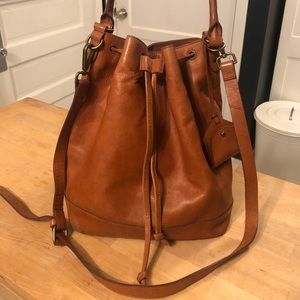 Madewell Leather Bucket Bag